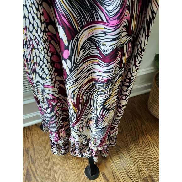 Just Love Women's Multicolor Polyester Off The Shoulder Long Maxi Dress Size L - Picture 4 of 10